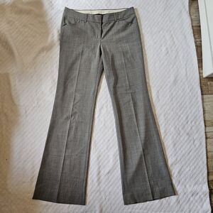 Theory Gray Tailored Business Casual Office Wool Dress Pants Sz 6